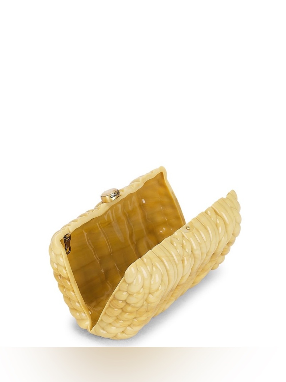 Cult Gaia Helene Clutch in Cornsilk NIB - Picture 6 of 16